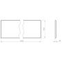 Blat 120.6x46.4 cm dąb A858223464 Roca Reef zdj.2