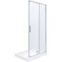 Drzwi prysznicowe 110 cm rozsuwane do wnęki AMP2811012M Roca Town-N zdj.1