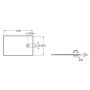 Brodzik prostokątny 120x80 cm czarny APE014B032003400 Roca Magma zdj.2