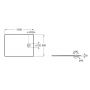 Brodzik prostokątny 120x90 cm szary APE014B038403200 Roca Magma zdj.2