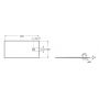 Brodzik prostokątny 150x80 cm biały APE015DC32003100 Roca Magma zdj.2