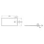 Brodzik prostokątny 160x80 cm beżowy APE0164032003650 Roca Magma zdj.2