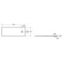 Brodzik prostokątny 180x70 cm kawowy APE017082BC03660 Roca Magma zdj.2
