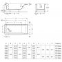 Wanna prostokątna 170x75 cm biała A248622000 Roca Easy zdj.2