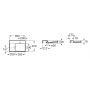 Umywalka 60x42 cm nablatowa czarna A32727408B Roca Horizon zdj.2