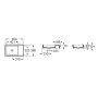 Umywalka 60x38 cm wpuszczana czarna A32727508B Roca Horizon zdj.2
