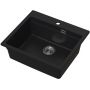 Zlewozmywak granitowy 56x50 cm czarny 3001ABBC60W Ruvetti Absol 60 zdj.4