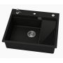 Zlewozmywak granitowy 56x50 cm czarny 3001ABBC60W Ruvetti Absol 60 zdj.6
