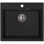 Zlewozmywak granitowy 56x50 cm czarny 3001ABBC60W Ruvetti Absol 60 zdj.5