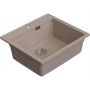 Zlewozmywak granitowy 56x50 cm beżowy 3001ABBE60W Ruvetti Absol 60 zdj.3