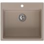 Zlewozmywak granitowy 56x50 cm beżowy 3001ABBE60W Ruvetti Absol 60 zdj.5