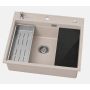 Zlewozmywak granitowy 56x50 cm beżowy 3001ABBE60W Ruvetti Absol 60 zdj.9