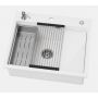 Zlewozmywak granitowy 56x50 cm biały 3001ABWH60W Ruvetti Absol 60 zdj.7