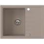 Zlewozmywak granitowy 65x50 cm beżowy 3001AXBE120W Ruvetti Axel zdj.5