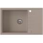 Zlewozmywak granitowy 78x50 cm beżowy 3001AXBE160XLW Ruvetti Axel zdj.4