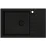 Zlewozmywak granitowy 78x50 cm czarny 3001AXFB160XLW Ruvetti Axel zdj.5