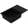 Zlewozmywak granitowy 78x50 cm czarny 3001AXFB160XLW Ruvetti Axel zdj.4