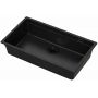 Zlewozmywak granitowy 74.5x43.5 cm czarny 3001LAFB80P Ruvetti Latios zdj.1