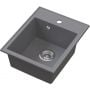 Zlewozmywak granitowy 50x40 cm szary/grafitowy/onyx 3001PIGR40W Ruvetti Pino zdj.4