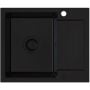 Zlewozmywak granitowy 59x50 cm czarny 3001SFB120W Ruvetti Signum zdj.5