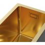 Zlewozmywak stalowy 44x22 cm złoty 5001SMINIPVDGOLDP Ruvetti Stelio zdj.3