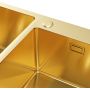 Zlewozmywak z dozownikiem 78x45 cm złoty 5002LPVDGOLD260W Ruvetti Linar zdj.4
