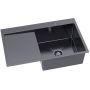 Zlewozmywak z dozownikiem 78x49 cm grafit 5002MPVDGRF160WP Ruvetti Masivo zdj.1