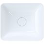 Umywalka 45x39 cm prostokątna nablatowa biała DOLAN45H Ruvetti Anda zdj.3