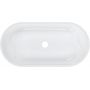 Umywalka 60x30 cm owalna nablatowa biała DOLARI6030 Ruvetti Arina zdj.3