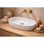 Umywalka 60x34 cm owalna nablatowa biała DOLARXL6034 Ruvetti Ariela XL zdj.4