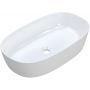 Umywalka 60x34 cm owalna nablatowa biała DOLARXL6034 Ruvetti Ariela XL zdj.1