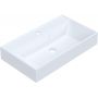 Umywalka 60x35 cm prostokątna nablatowa biała DOLCAM60 Ruvetti Cameron zdj.1