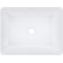 Umywalka 48.5x37.5 cm prostokątna nablatowa biała DOLCE4837 Ruvetti Celina zdj.3
