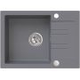 Zlewozmywak z baterią szary/stal LPCC6244GRSE Ruvetti Cooksy Chef zdj.7