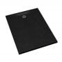 Brodzik prostokątny z maskownicą 100x80 cm czarny 3SPM1P80100CSTM9CST Schedline Magnific Black Stone zdj.1