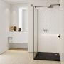 Brodzik kwadratowy 90x90 cm czarny 3SS1K9090CST Schedline Sharper Black Stone zdj.3