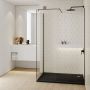 Brodzik prostokątny 120x90 cm czarny 3SS1P90120CST Schedline Sharper Black Stone zdj.3