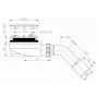 Brodzik półokrągły 80x80 cm biały 3STF1O8080 Schedline Favory Plus zdj.4