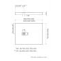 Brodzik prostokątny z syfonem 100x80 cm 33306BSTM2 Schedpol New Horizons zdj.2