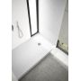 Brodzik prostokątny + maskownica 160x90 cm 33321BSTM2 Schedpol New Horizons White Stone zdj.4