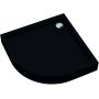 Brodzik półokrągły 80x80 cm czarny 34733CMG Schedpol Medium Black Mat zdj.1