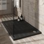 Brodzik prostokątny z syfonem 100x90 cm czarny 32345CST Schedpol Caspar New Black Stone zdj.6