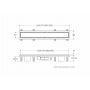 Odpływ prysznicowy 70 cm ELP70STLOW Schedpol Smooth-Low zdj.2