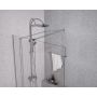 Ścianka prysznicowa walk-in 100 cm chrom połysk/szkło przezroczyste BK258T10 Sea-Horse Creative zdj.7