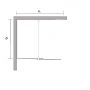 Ścianka prysznicowa walk-in 100 cm chrom połysk/szkło przezroczyste BK258T10 Sea-Horse Creative zdj.3