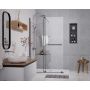 Ścianka prysznicowa walk-in 100 cm czarny mat/szkło przezroczyste BK258T10K Sea-Horse Creative zdj.7