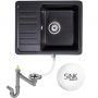 Zlewozmywak granitowy 56.5x46 cm SAPB1KKOX Sink Quality Sapphire zdj.10