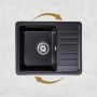 Zlewozmywak granitowy 56.5x46 cm SAPB1KKOX Sink Quality Sapphire zdj.6