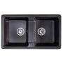 Zlewozmywak granitowy 79.5x46 cm SAPB2KBOX Sink Quality Sapphire zdj.1