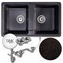 Zlewozmywak granitowy 79.5x46 cm SAPB2KBOX Sink Quality Sapphire zdj.8